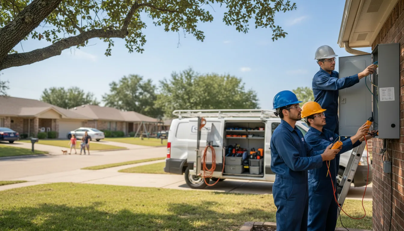 Certified electrician providing emergency electrical services in Leo, IN